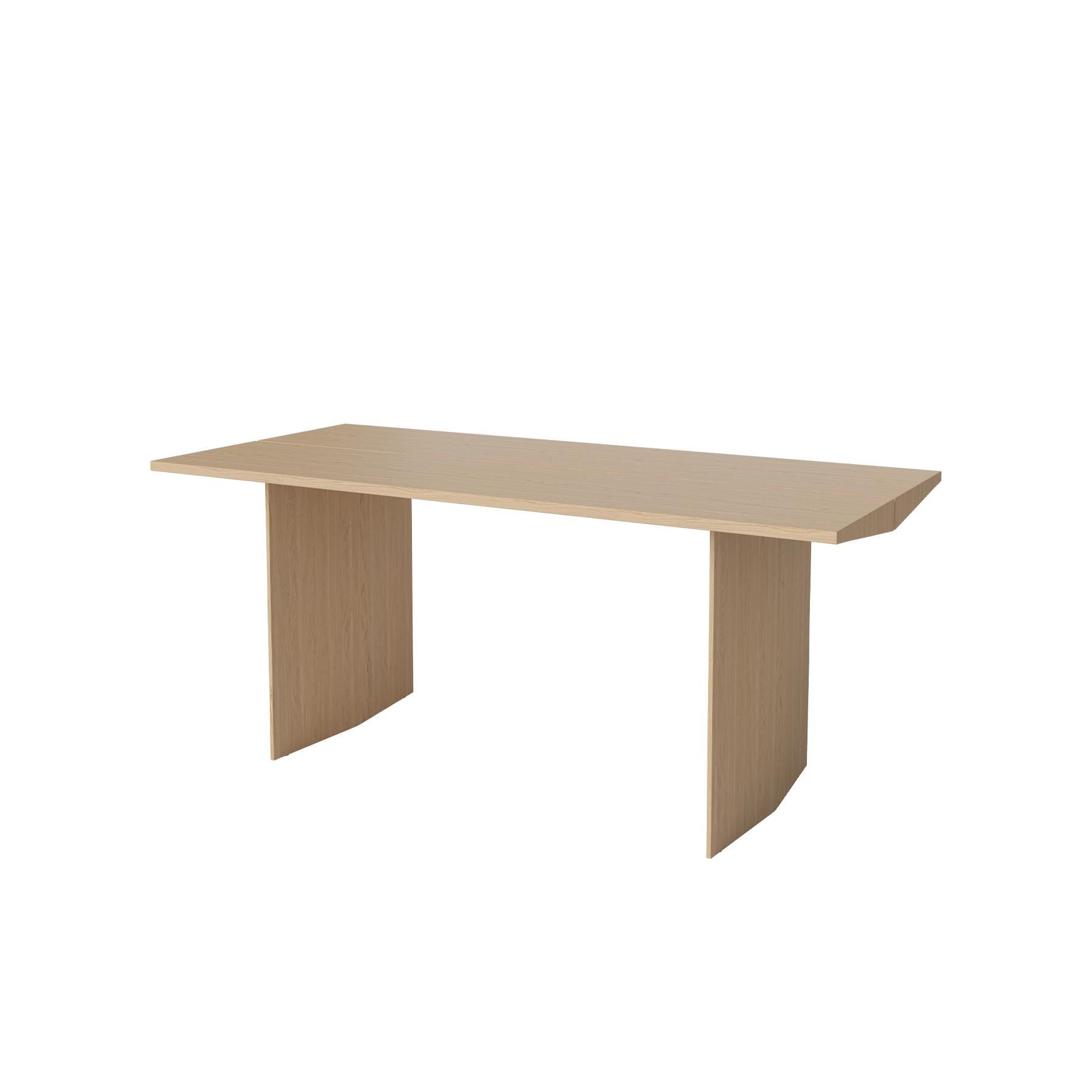 Bolia Alp Dining Table White Oiled Oak Lenghth 200cm Light Wood Designer Furniture From Holloways Of Ludlow