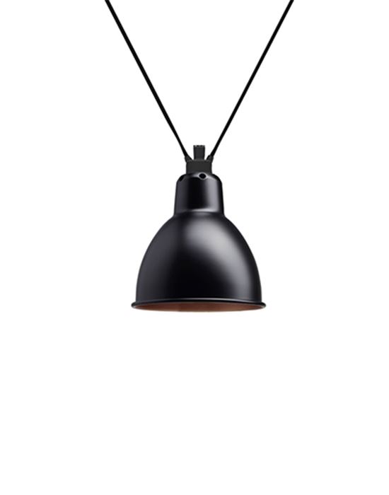 Dcw Editions Les Acrobates De Gras Pendant 323 Round Shade Large Black Designer Pendant Lighting