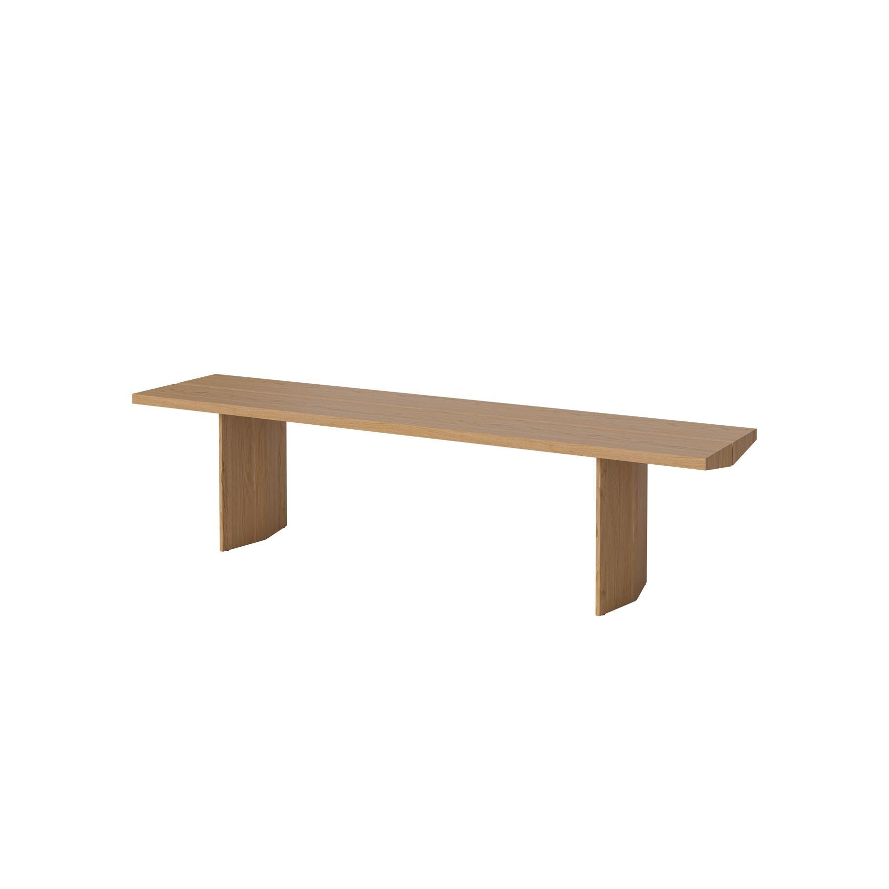 Bolia Alp Dining Bench Oiled Oak Lenghth 180cm Light Wood Designer Furniture From Holloways Of Ludlow