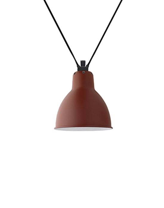 Dcw Editions Les Acrobates De Gras Pendant 323 Round Shade Large Red Designer Pendant Lighting