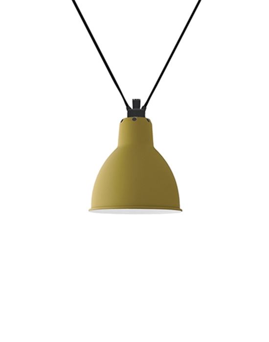 Dcw Editions Les Acrobates De Gras Pendant 323 Round Shade Large Yellow Designer Pendant Lighting