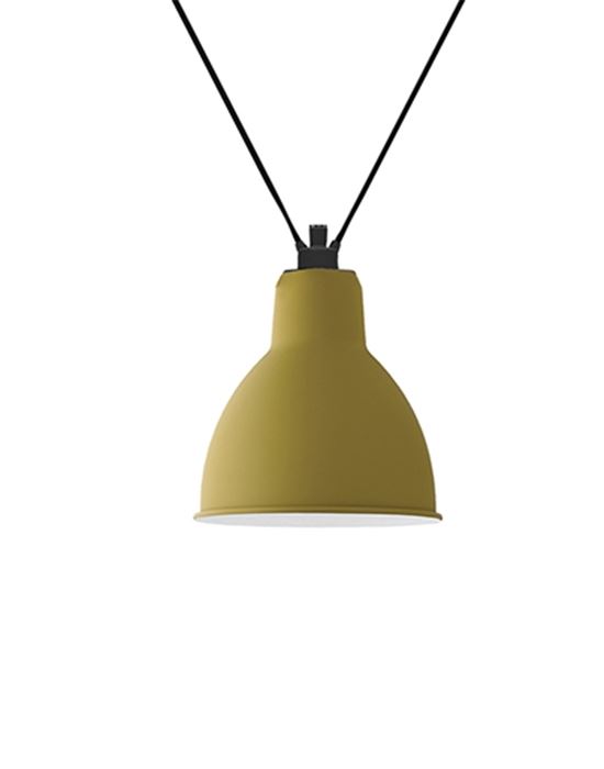 Dcw Editions Les Acrobates De Gras Pendant 323 Round Shade Xl Yellow Designer Pendant Lighting