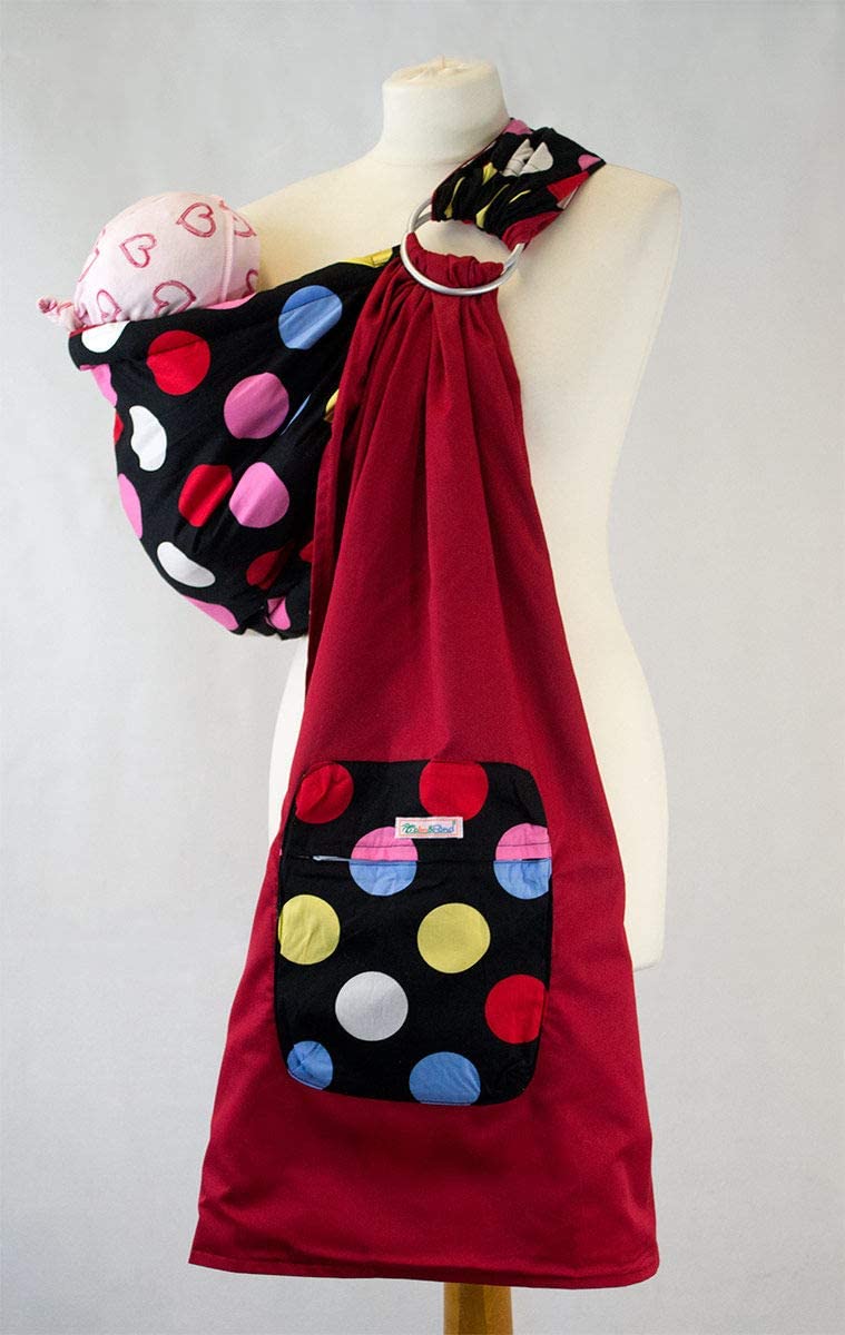 Palm and Pond Ring Sling Large Multi Spots on Black