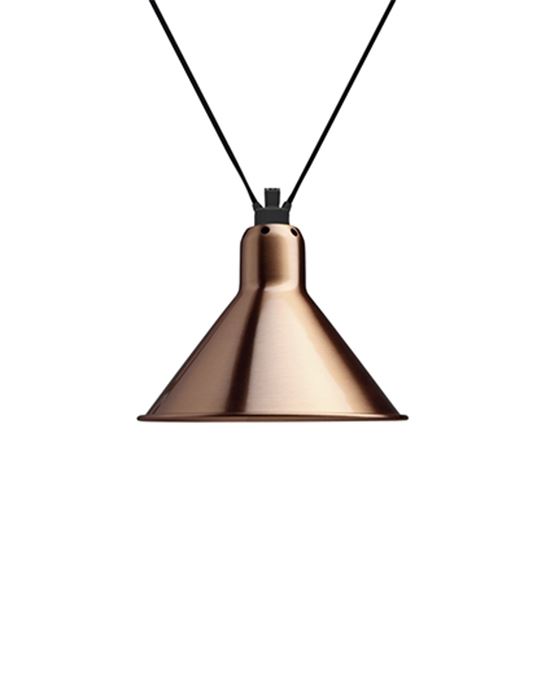 Dcw Editions Les Acrobates De Gras Pendant 323 Conical Shade Large Copper Designer Pendant Lighting