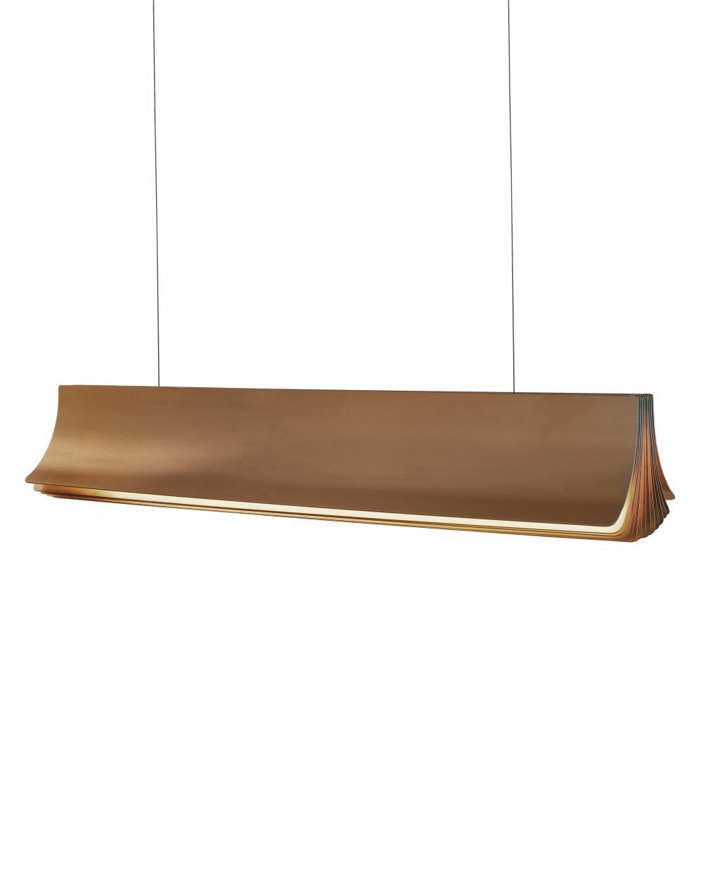 Dcw Editions Respiro Pendant Large Gold Gold Brassgold Designer Pendant Lighting