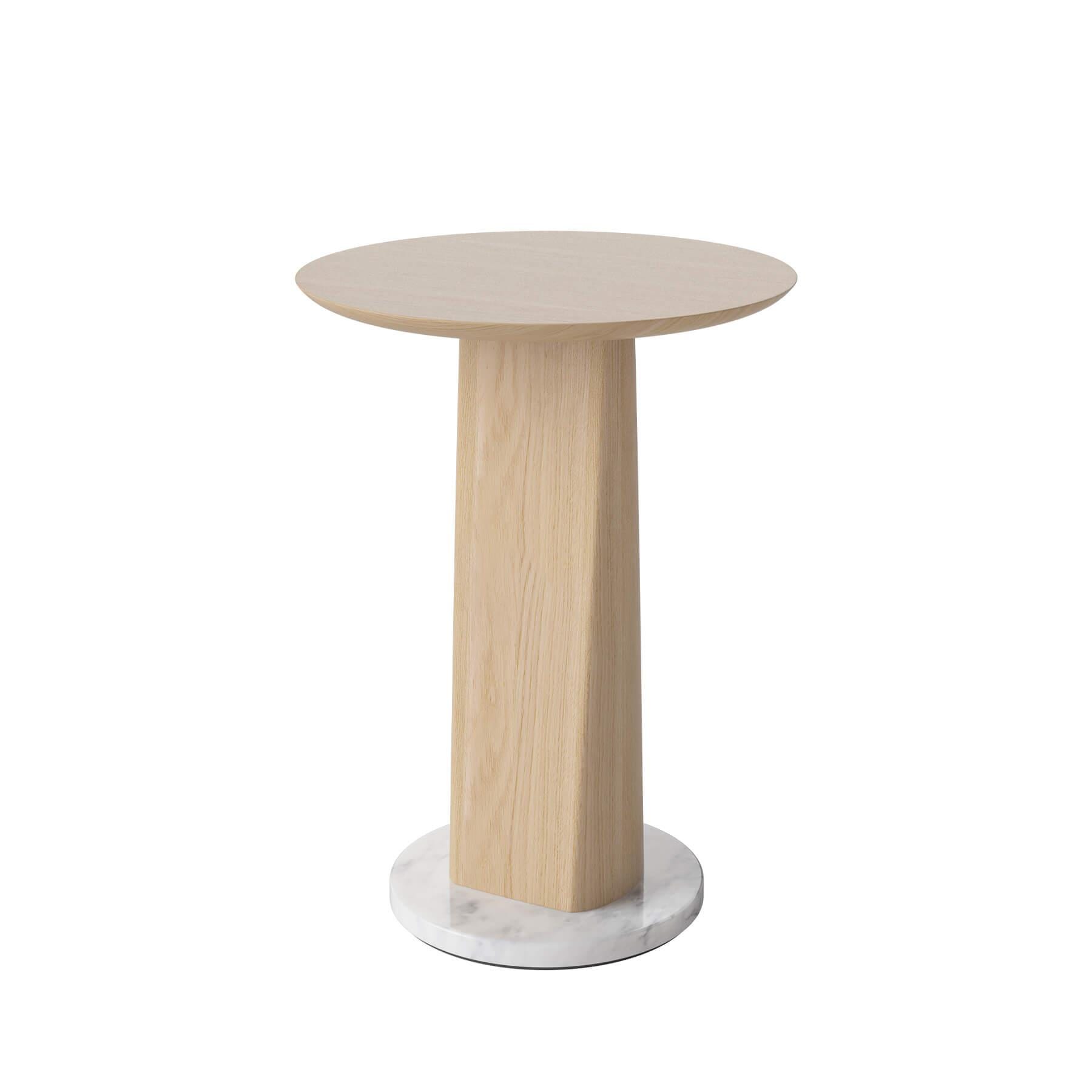 Bolia Root Side Table Small High White Oiled Oak Light Wood Designer Furniture From Holloways Of Ludlow