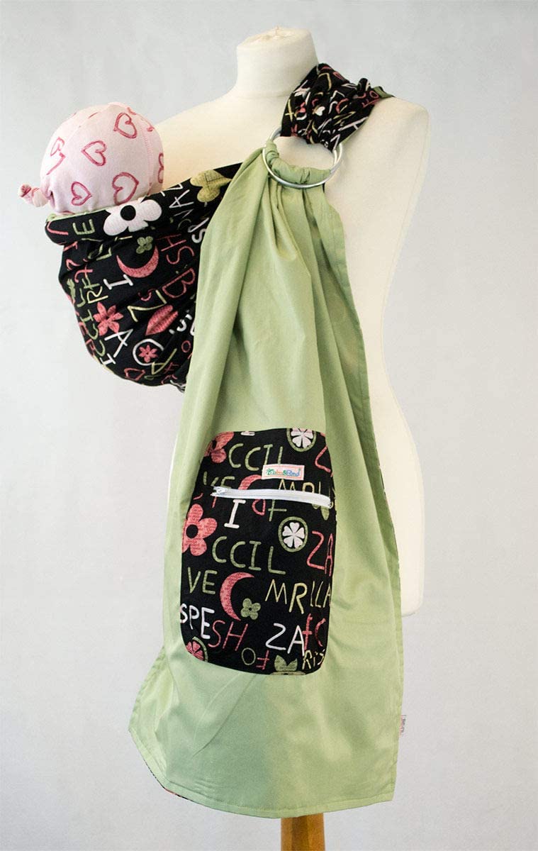 Palm and Pond Ring Sling - Dark Funky Letters Design