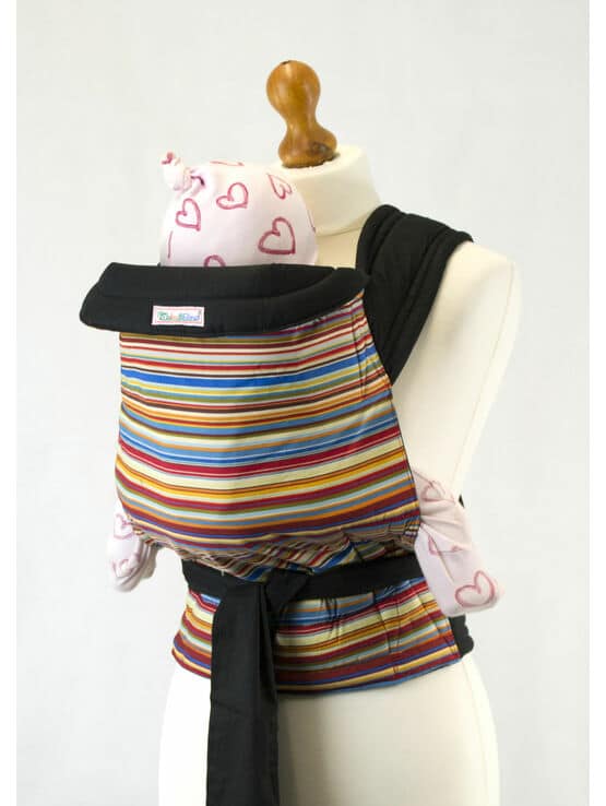 Palm and Pond Mei Tai Baby Sling - Stripey