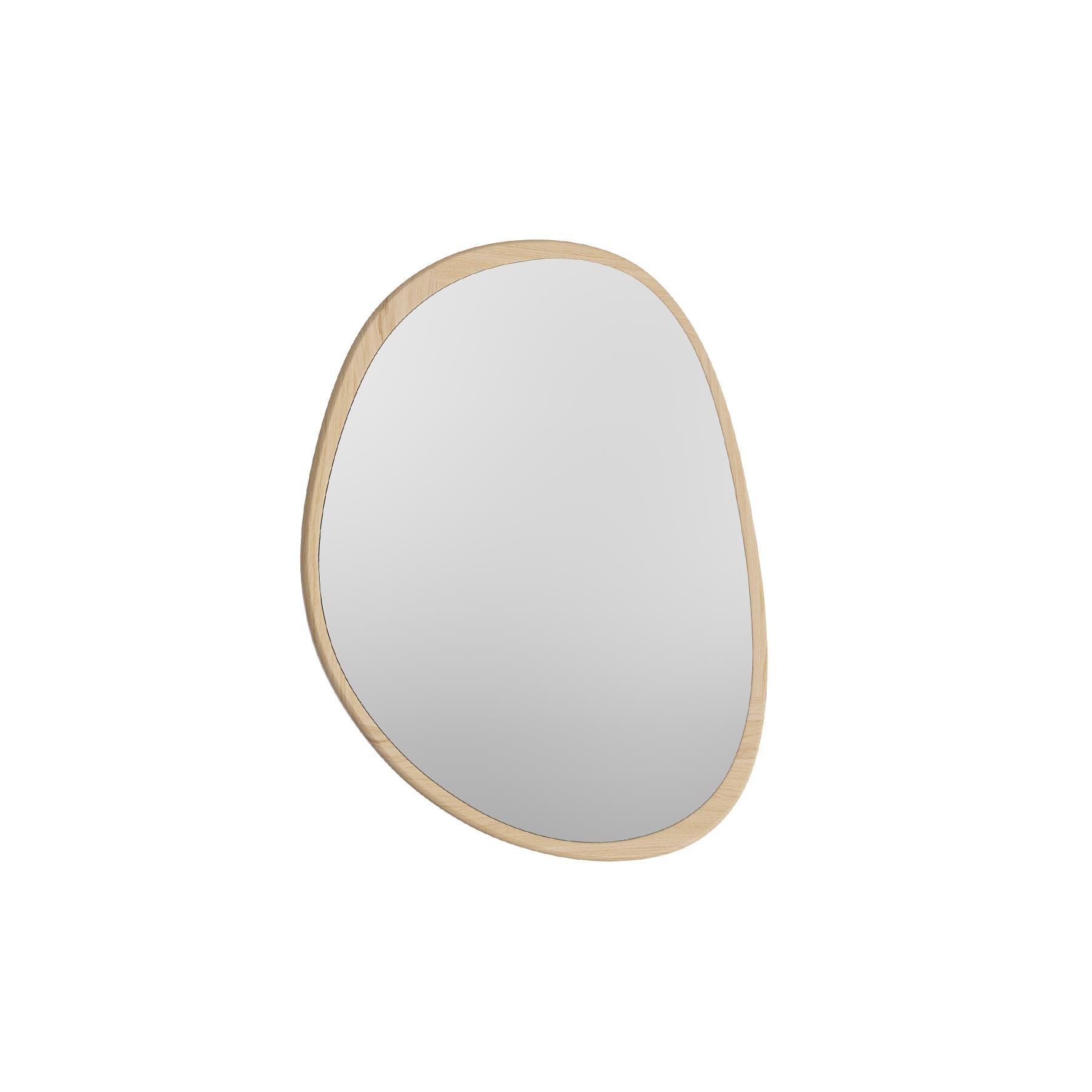 Bolia Elope Mirror Medium White Oiled Oak Solid Oak Light Wood