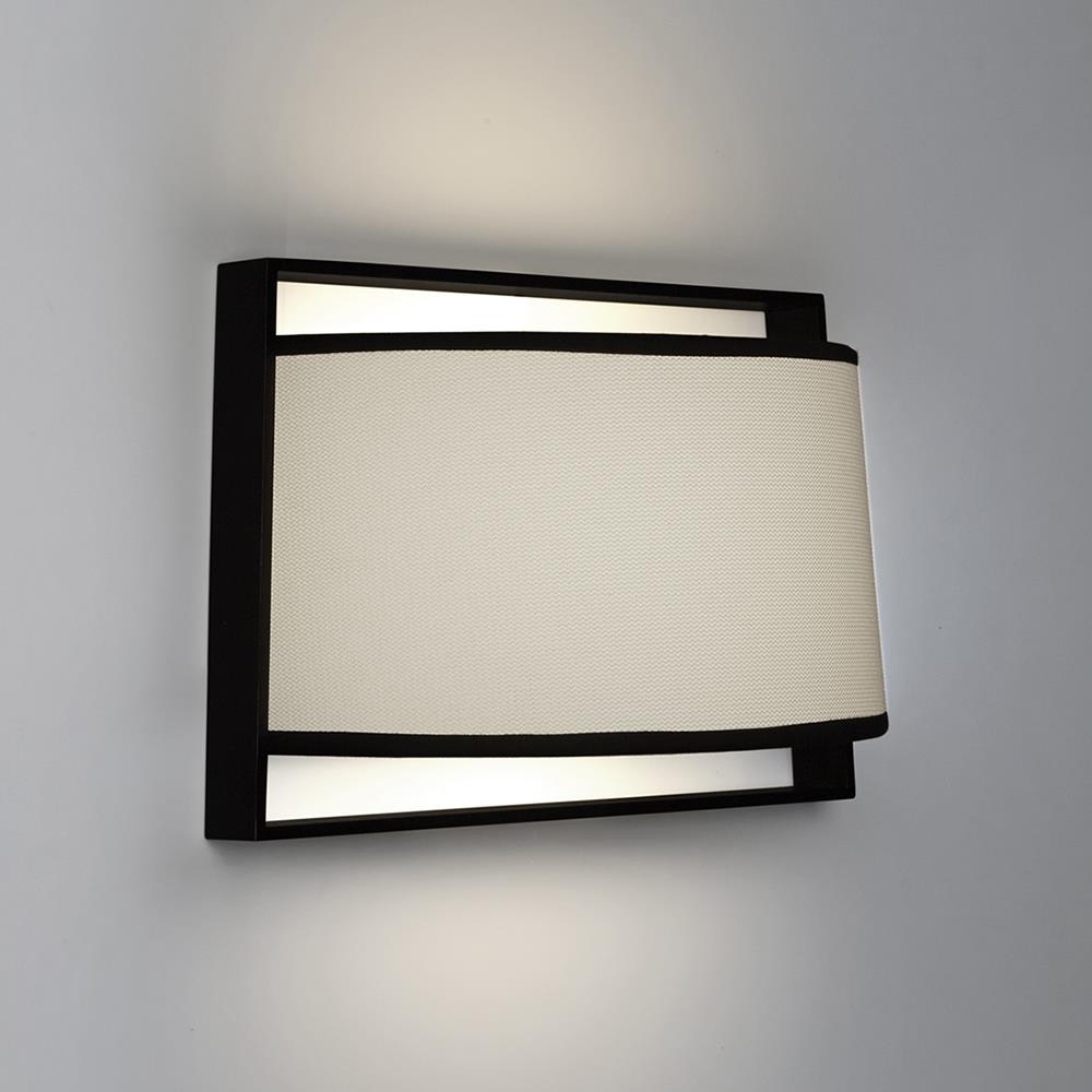 Macao Wall Lamp White Fabric