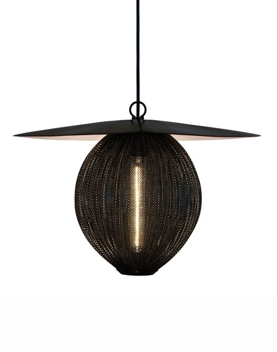 Satellite Pendant Light Medium Midnight Black