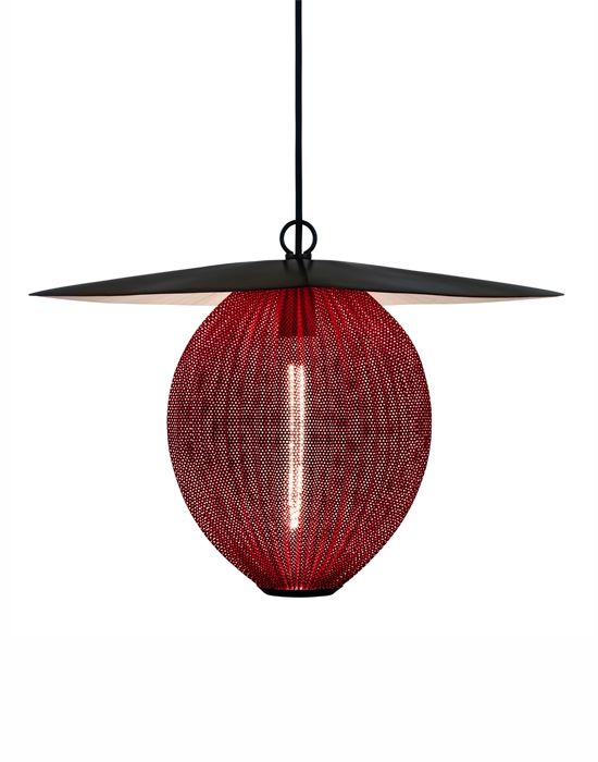 Satellite Pendant Light Medium Shy Cherry