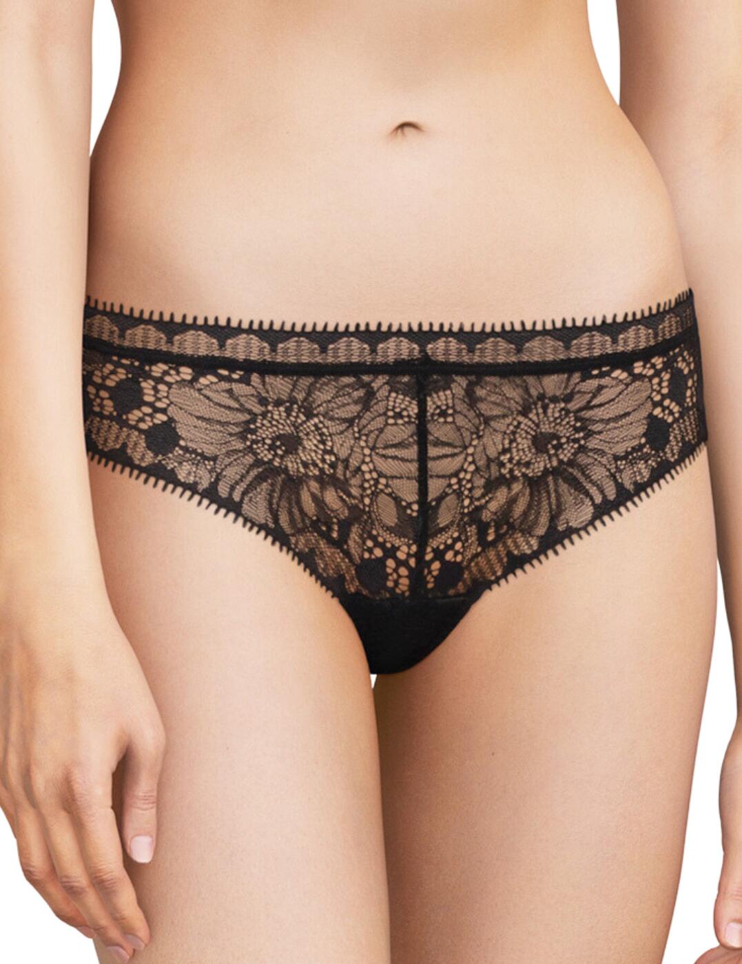Don't miss out on this chic tanga brief from the Day To Night collection by Chantelle. The perfect combination with any bra from this subtle yet feminine collection with its mid-rise waist and cheeky coverage. The seductive high leg shape will showcase your curves whilst the soft lycra material will keep you ultra comfortable. Take a look at the matching coordinates to take advantage of the full effect.  Tanga style Mid-rise Cheeky coverage Soft lycra for comfort High leg seductive shape Day-to-night look Matching coordinates available Country of origin: Tunisia Composition: 85% Lace &pipe; 15% Nylon Composition: Knit: 100% Cotton Listed in UK sizes  61252-106291-1404848 C15F90 Tanga