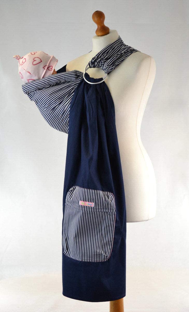 Palm and Pond Ring Sling Nautical Stripe