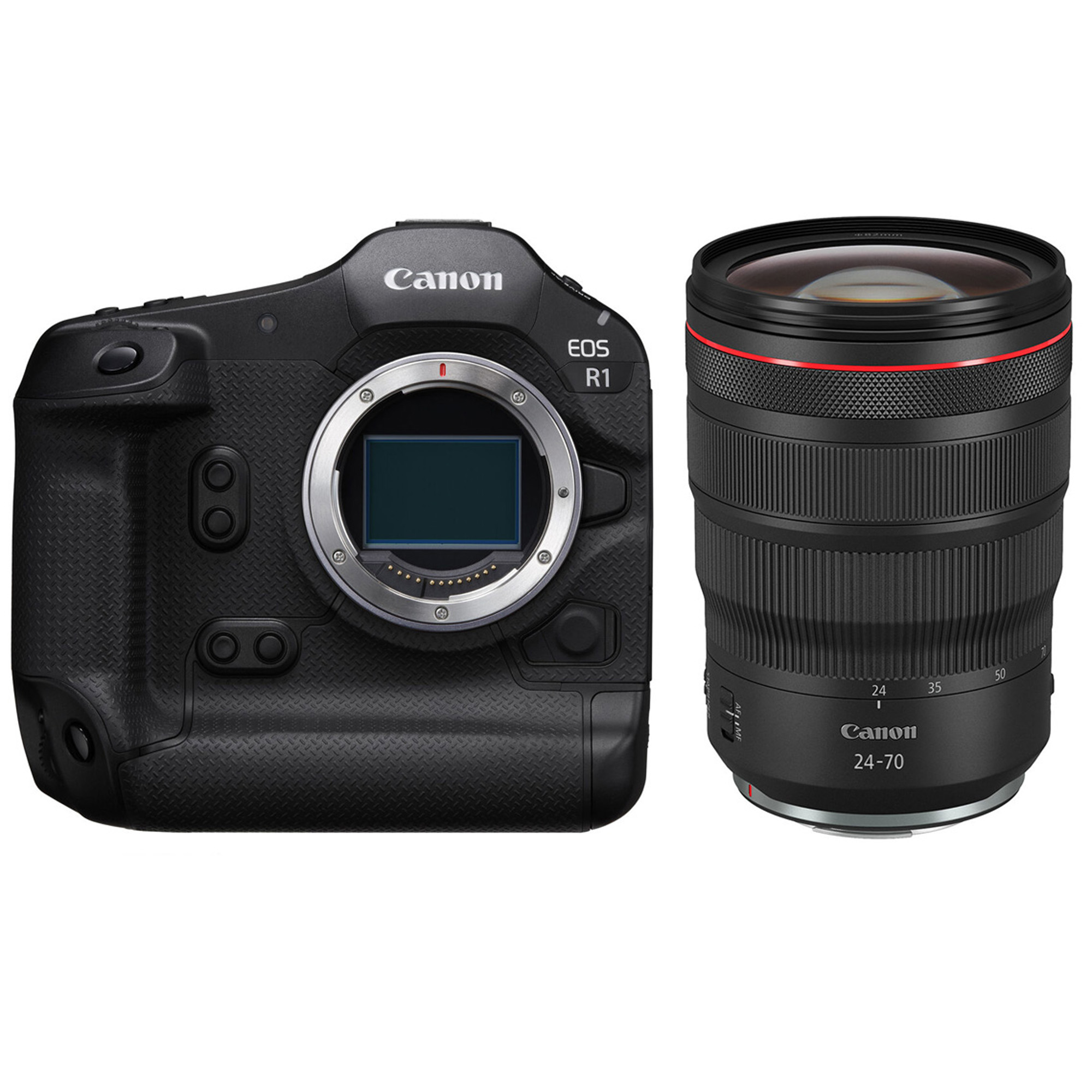 Canon EOS R1 Mirrorless Camera with RF 24-70mm f/2.8L IS USM Lens