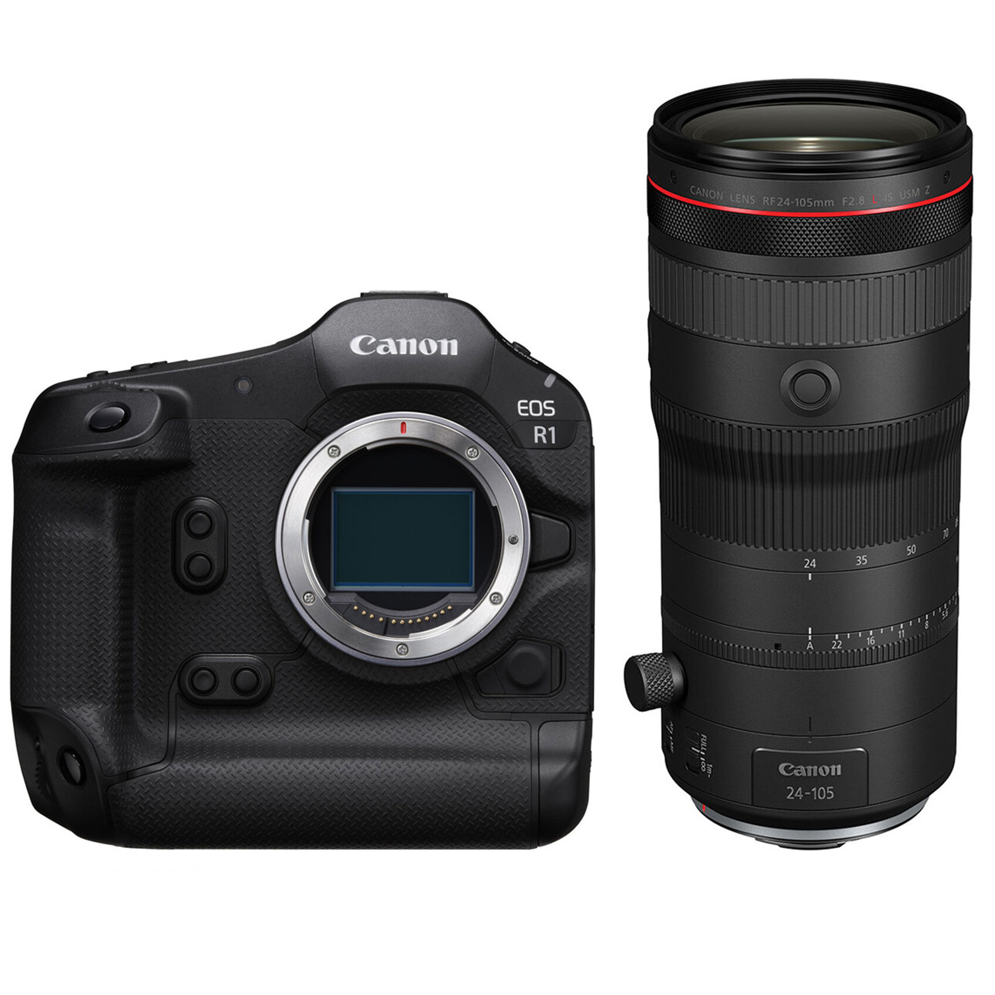 Canon EOS R1 Mirrorless Camera with RF 24-105 f/2.8L IS USM Z Lens