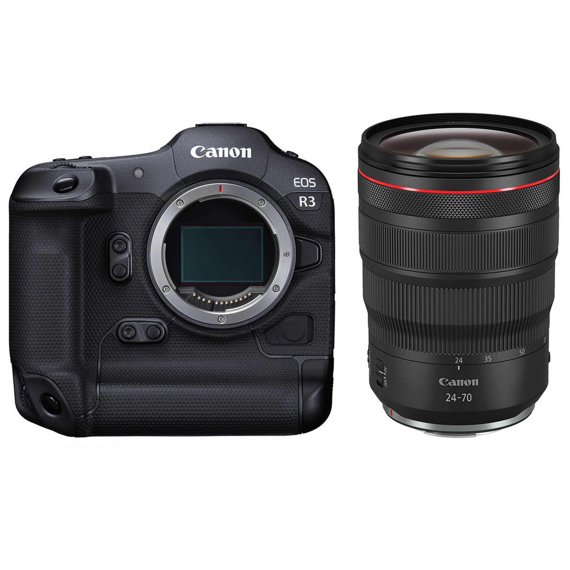 Canon EOS R3 Mirrorless Camera with RF 24-70mm f/2.8L IS USM Lens