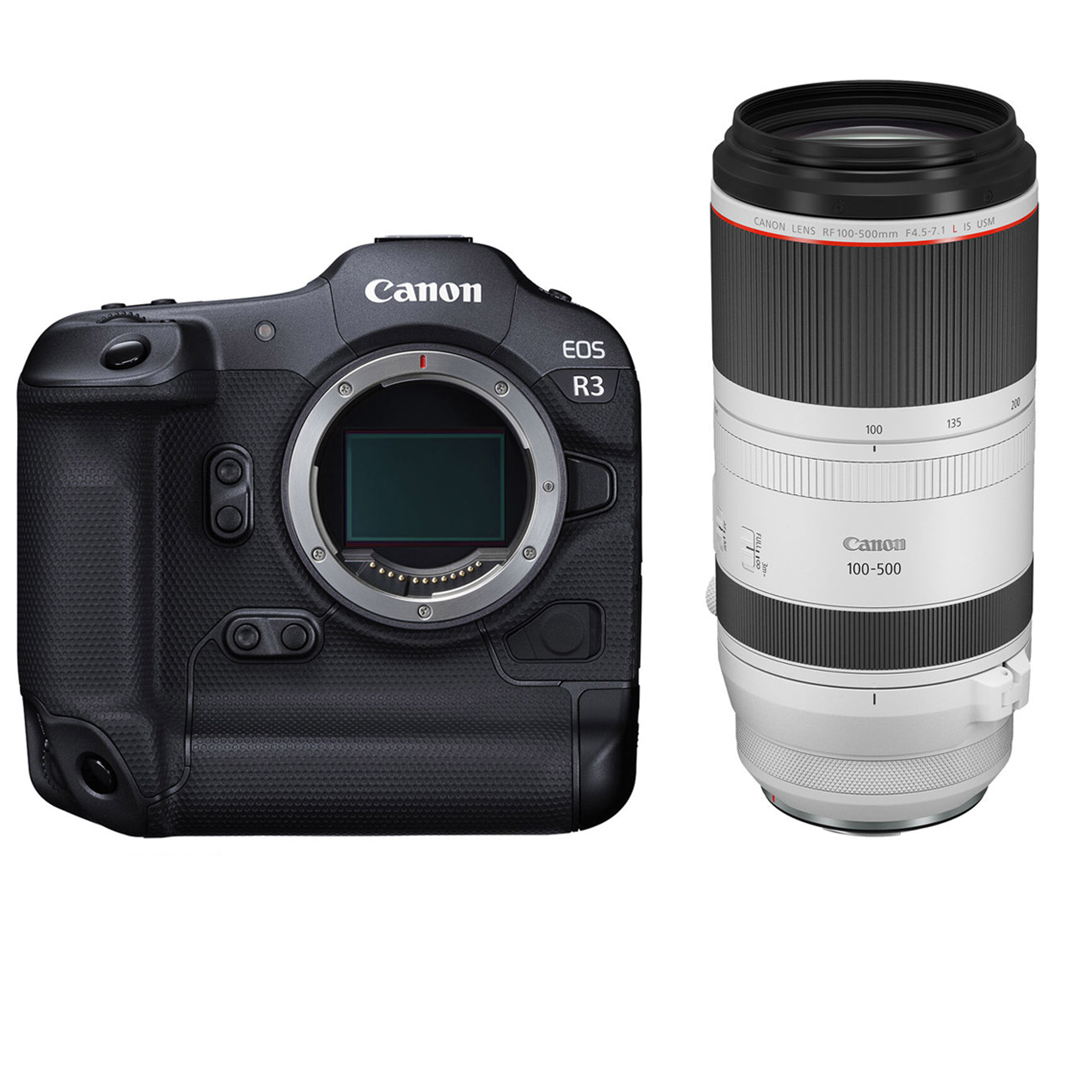 Canon EOS R3 Mirrorless Camera with RF 100-500mm f/4.5-7.1 L IS USM Lens