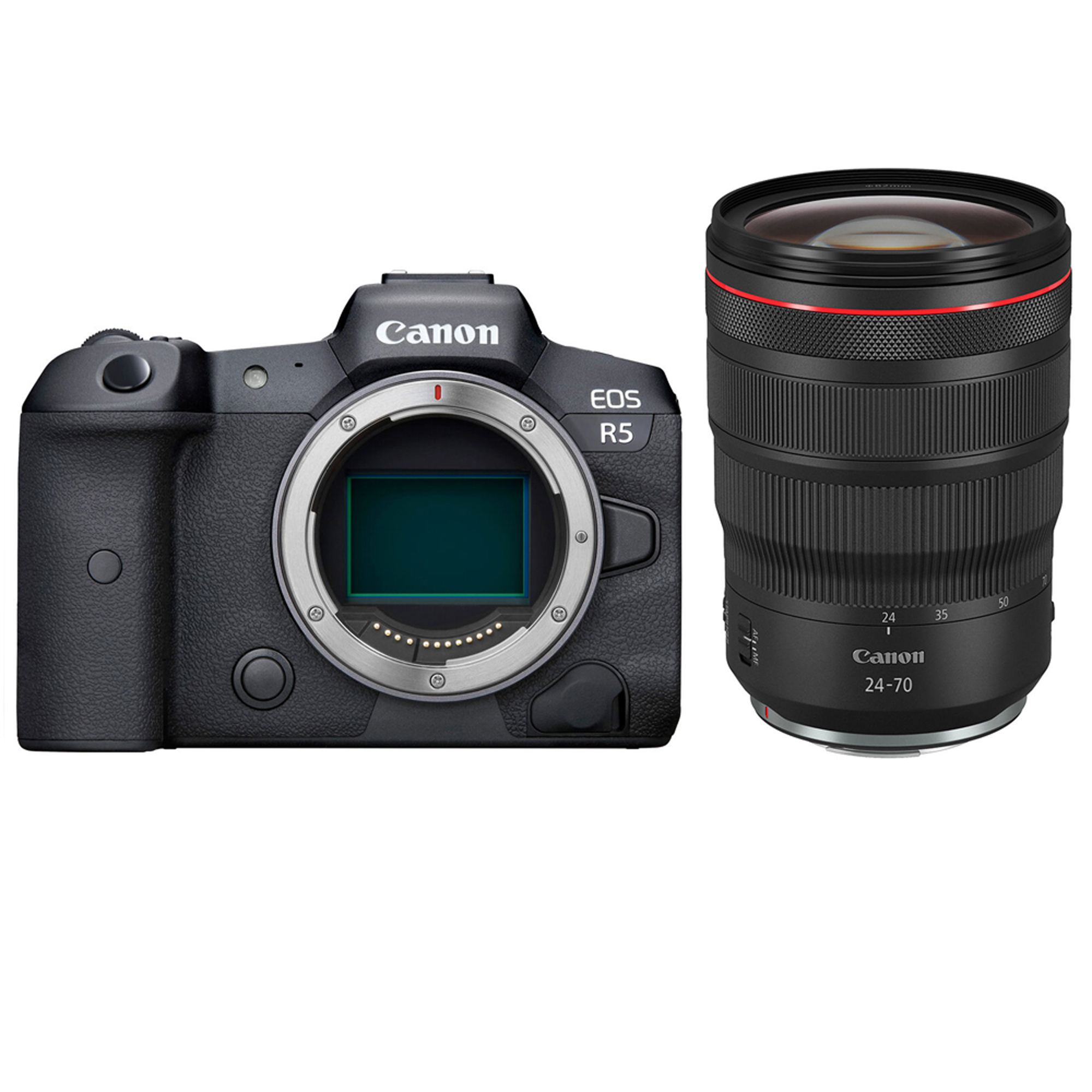 Canon EOS R5 Mirrorless Camera with RF 24-70mm f/2.8L IS USM Lens