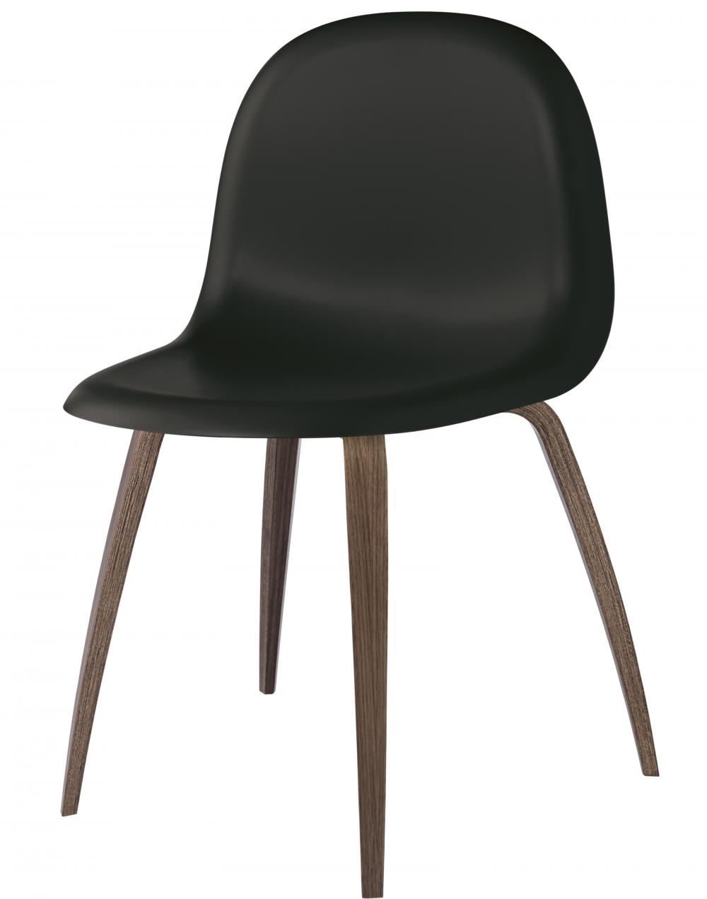 3d Dining Chair Wood Base Unupholstered Hirek Black Walnut