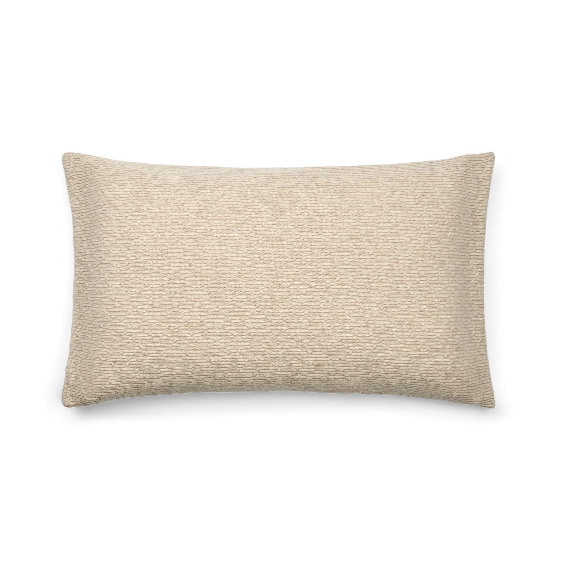 Bolia Plover Cushion 40 X 70cm Sand Lambswool Brown