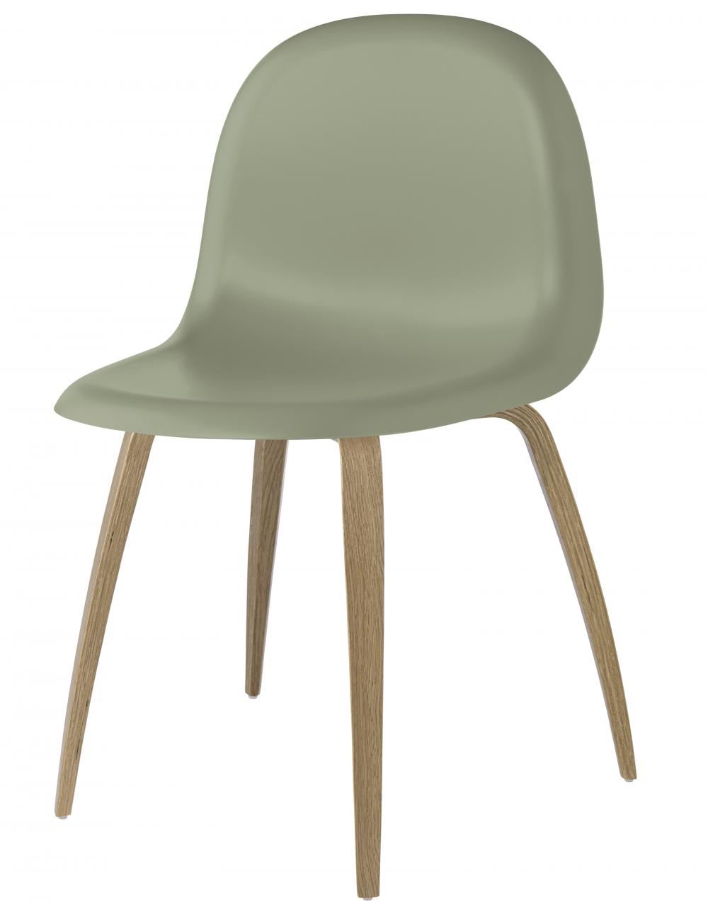 3d Dining Chair Wood Base Unupholstered Hirek Mistletoe Green Oak