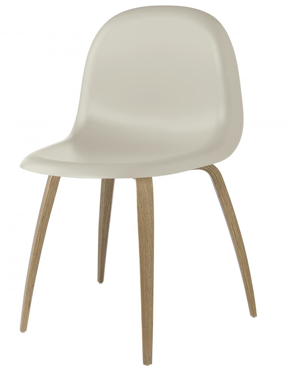 3d Dining Chair Wood Base Unupholstered Hirek Moon Grey Oak
