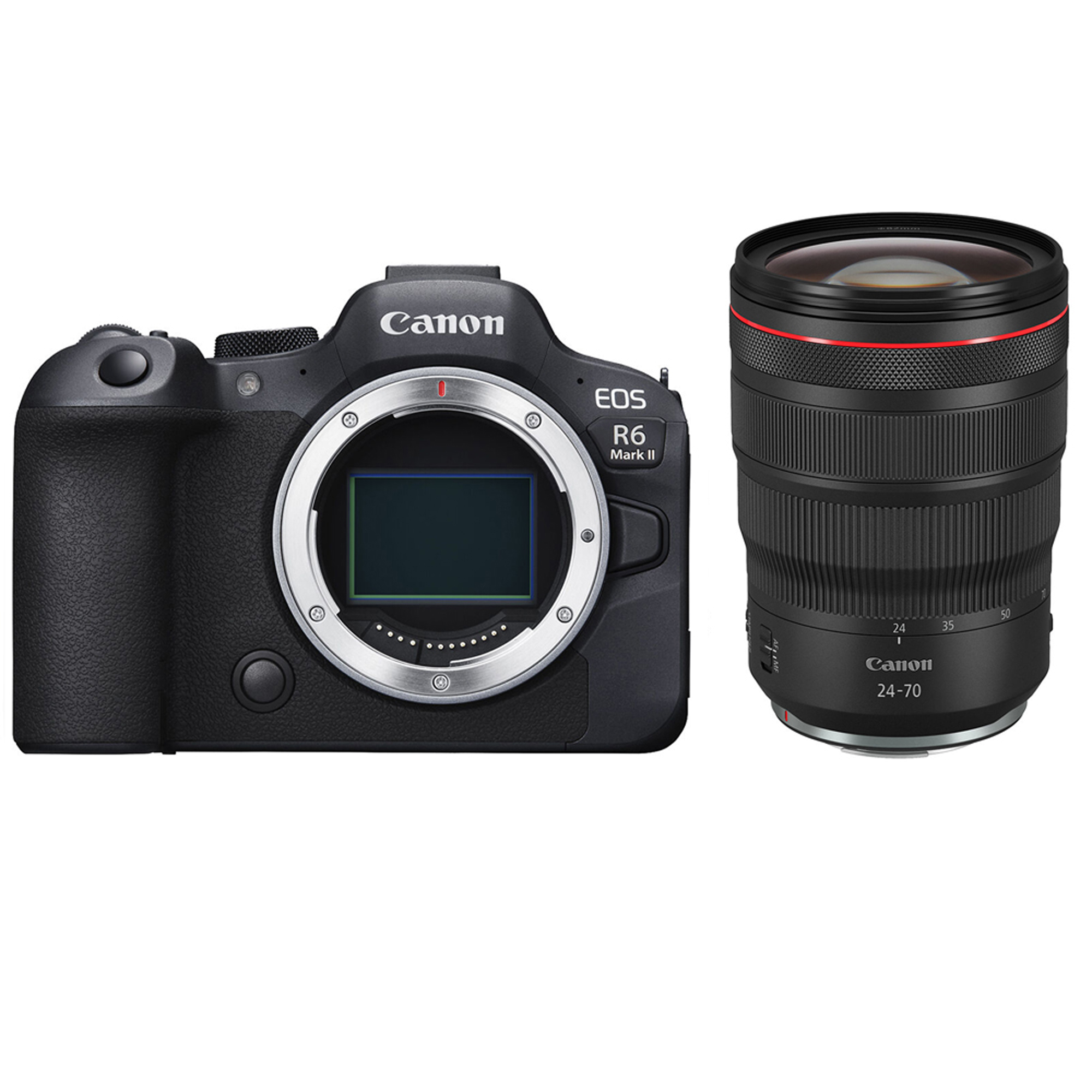 Canon EOS R6 Mark II Mirrorless Camera with RF 24-70mm f/2.8L IS USM Lens