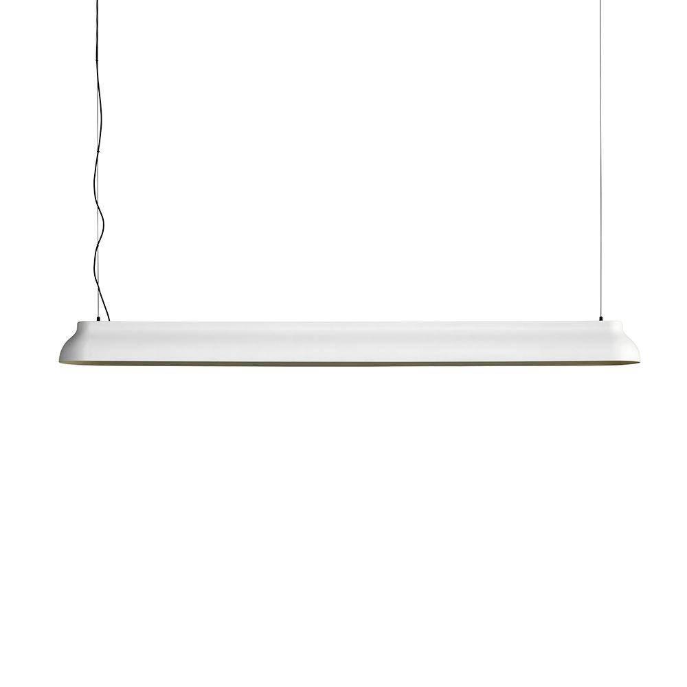 Pc Linear Pendant Light Cream White