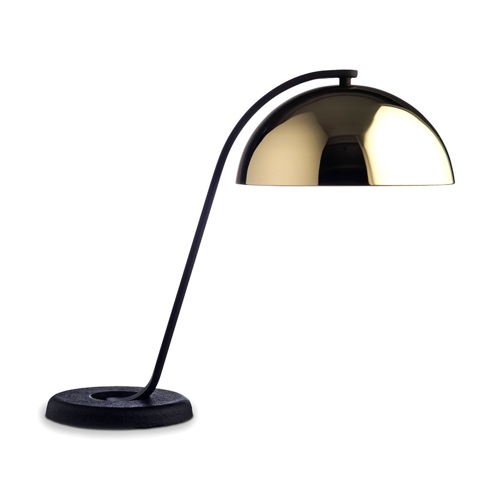 Cloche Table Lamp Polished Brass