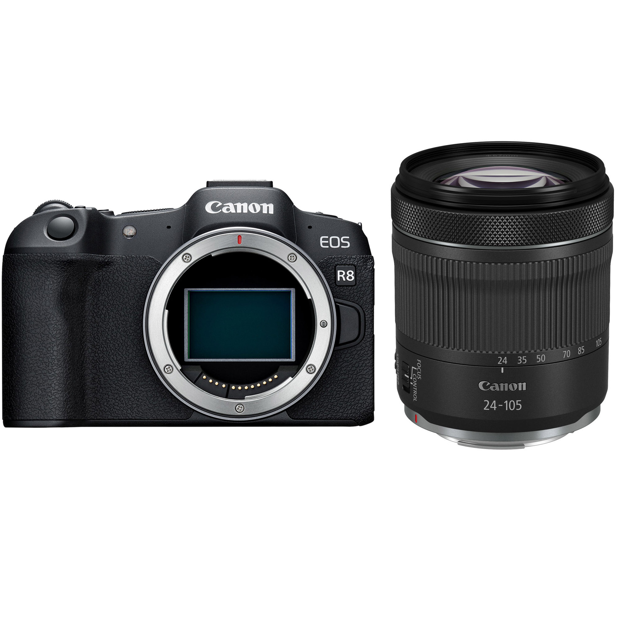 Canon EOS R8 Mirrorless Camera with RF 24-105mm f/4-7.1 IS STM Lens