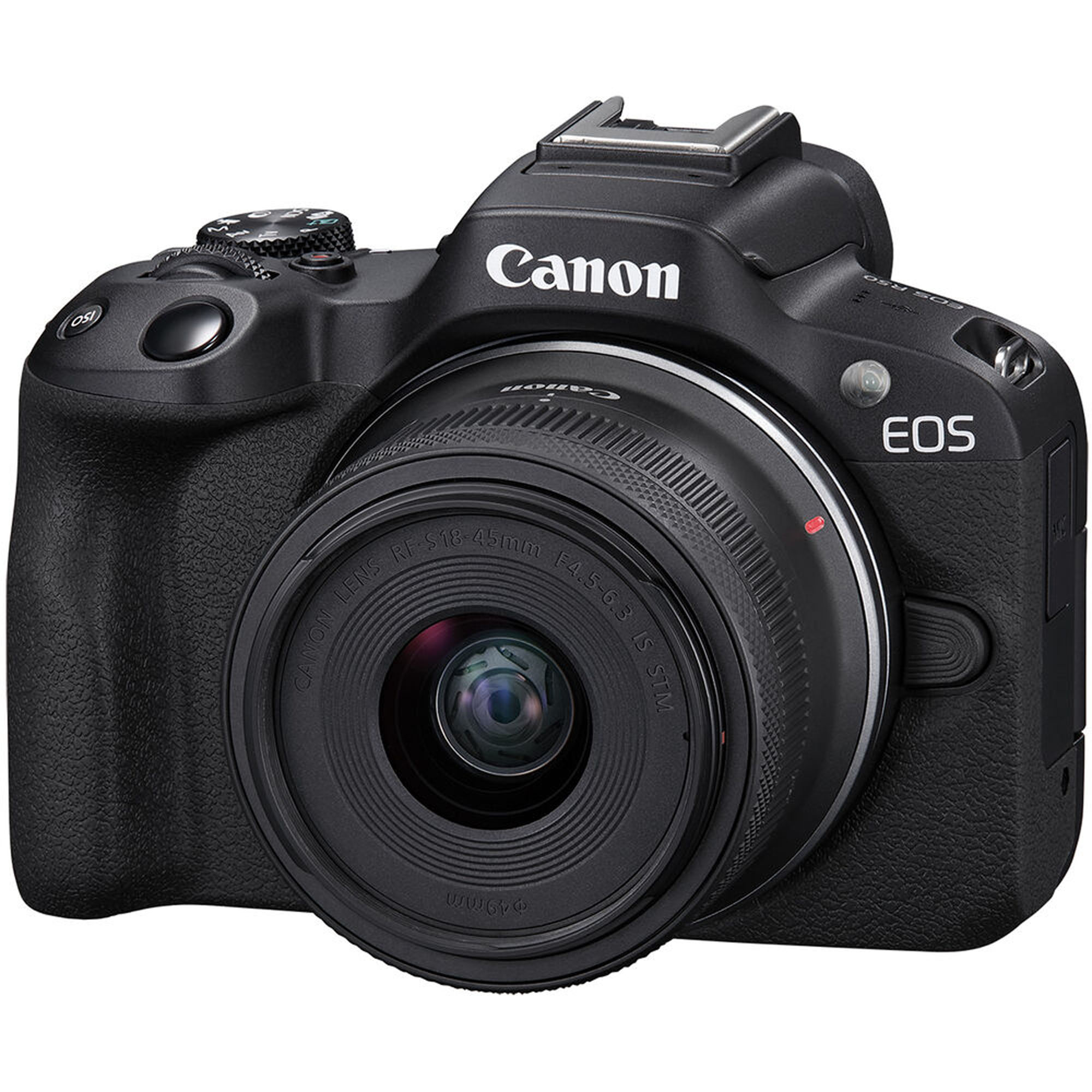 Canon EOS R50 Mirrorless Camera with RF-S 18-45mm f/4.5-6.3 IS STM Lens