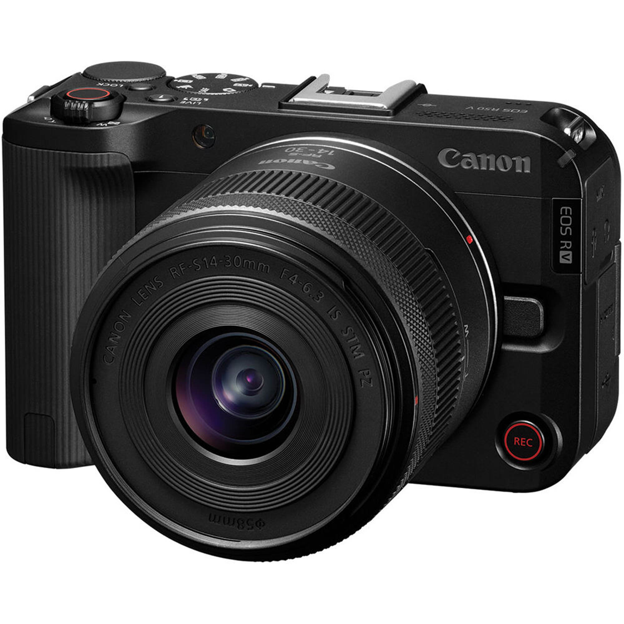 Canon EOS R50 V Mirrorless Camera with RF-S 14-30mm f/4-6.3 IS STM PZ Lens