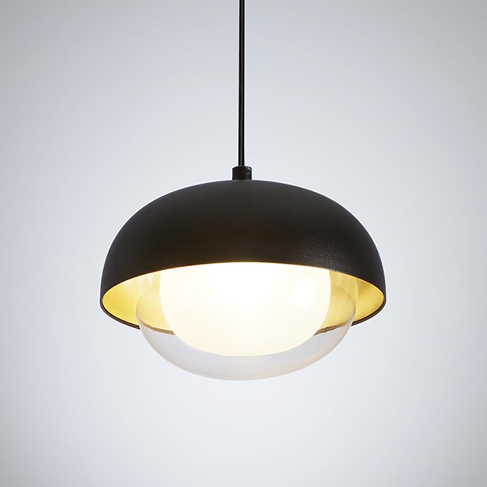 Tooy Muse Suspension Pendant Medium Sand Black Brushed Brass Designer Pendant Lighting