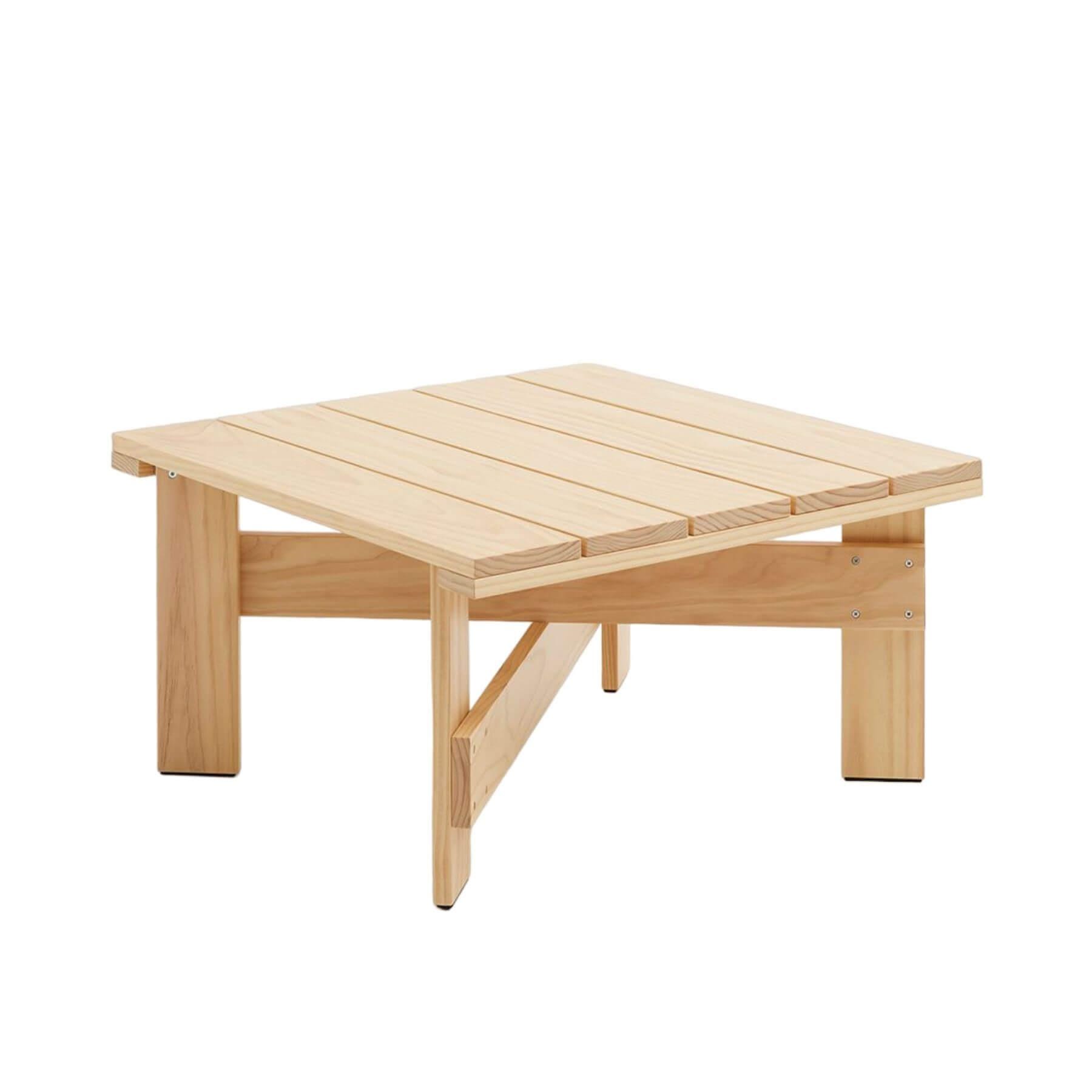 Hay Crate Low Table 75 X 75 Pinewood Light Wood Designer Furniture From Holloways Of Ludlow