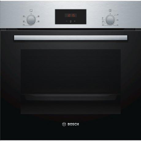 Bosch Hhf113br0b Serie 2 Built In Electric Single Oven With 3d Hot Air Stainless Steel A Rated Euronics Delivery Within 57 Working Days