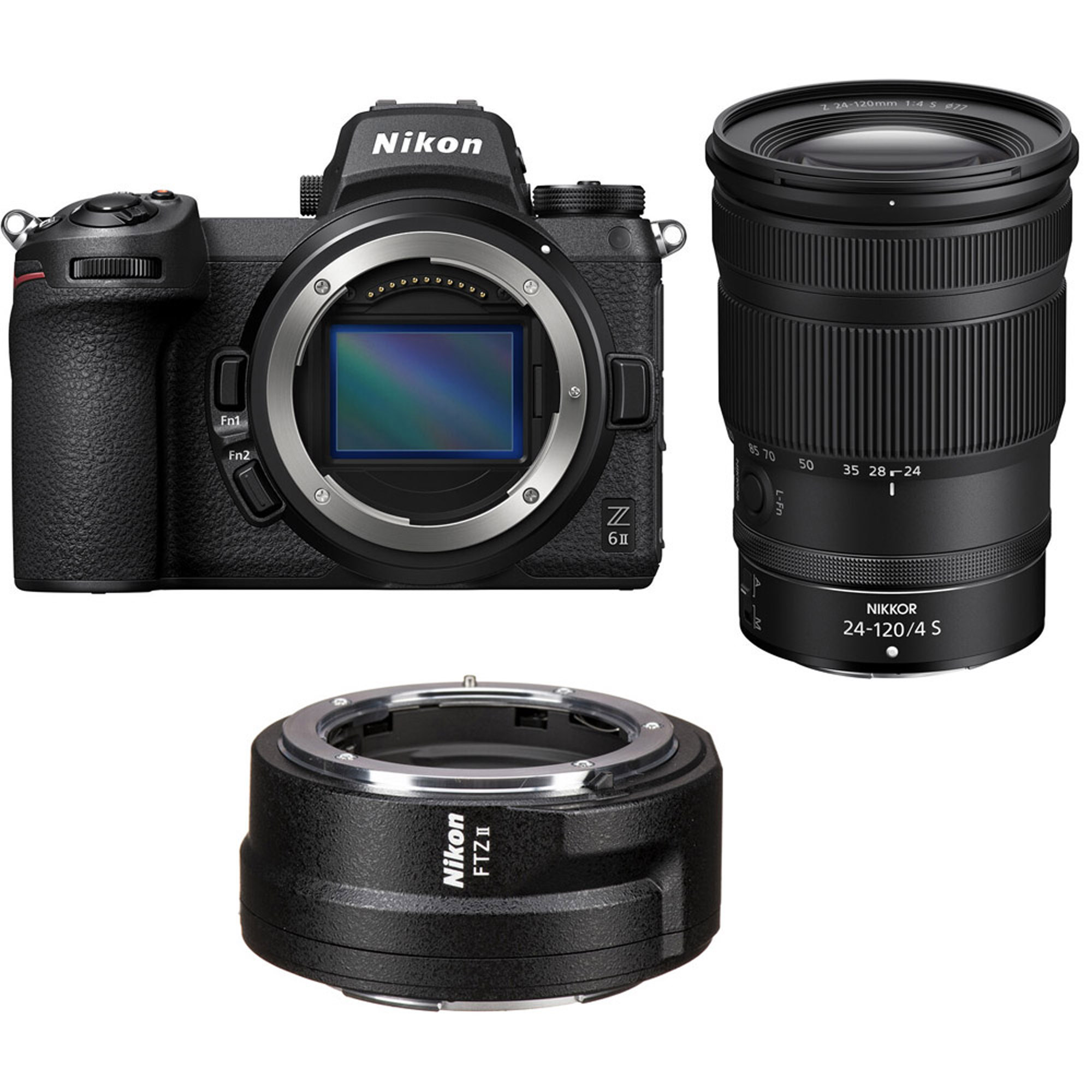 Nikon Z6 II Mirrorless Camera with Z 24-120mm f/4 S Lens with FTZ II Mount Adapter