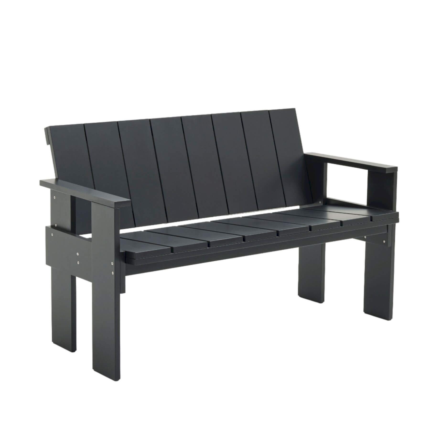 Hay Crate Dining Bench Black Designer Furniture From Holloways Of Ludlow