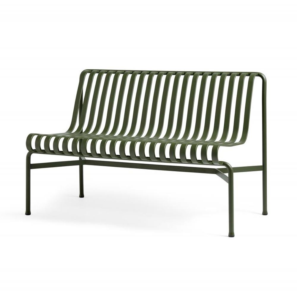 Palissade Dining Bench Without Arms Olive Green No Cushion