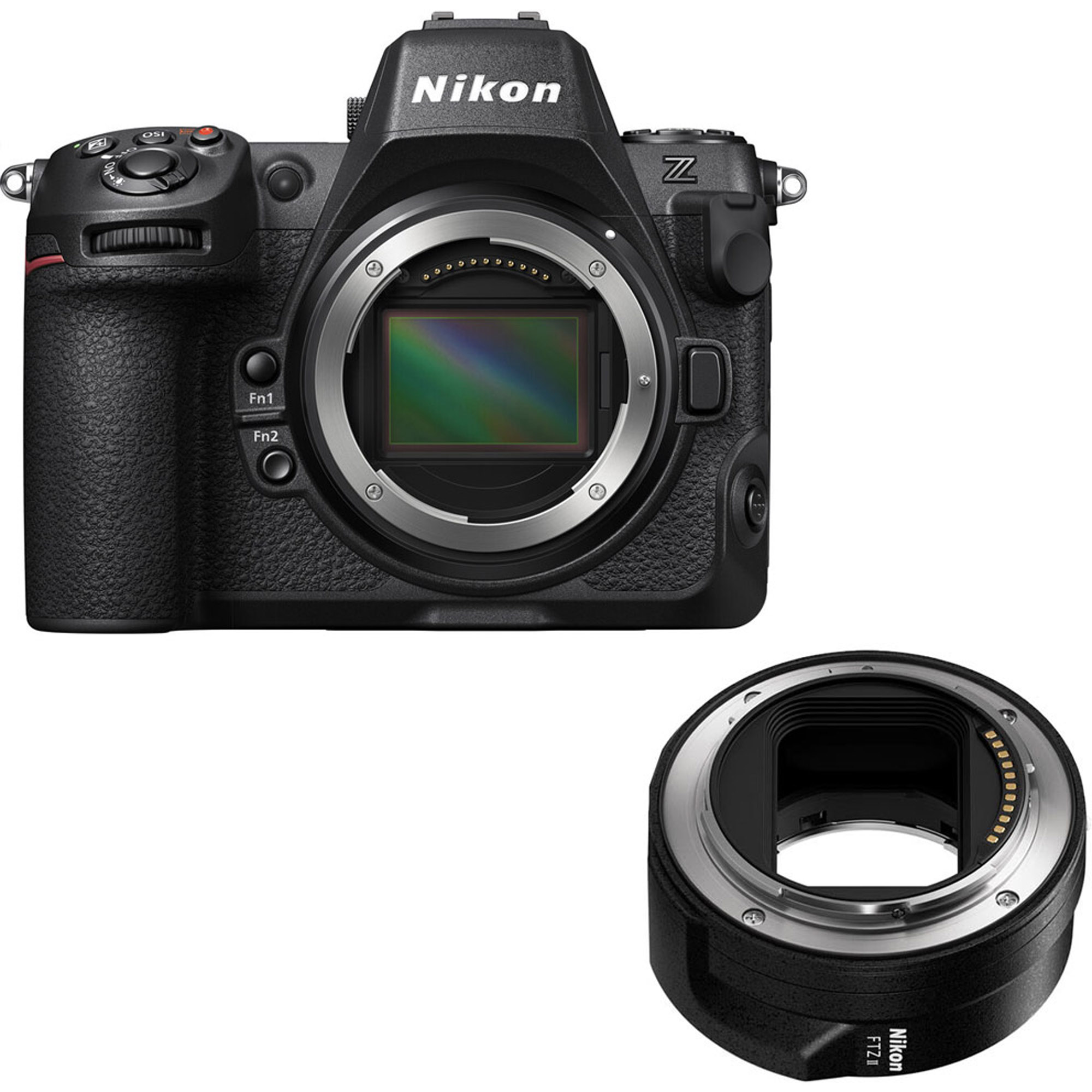 Nikon Z8 Mirrorless Camera Body with FTZ II Mount Adapter