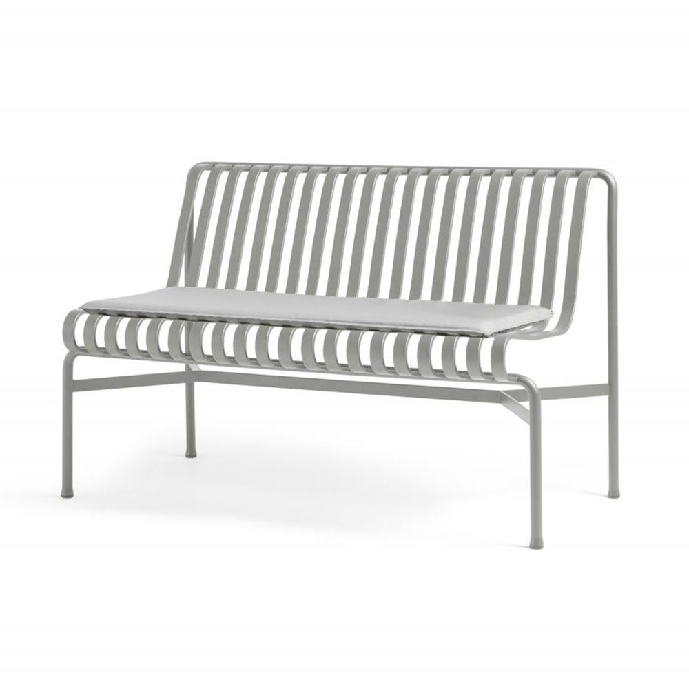Palissade Dining Bench Without Arms Sky Grey Sky Grey Seat Cushion
