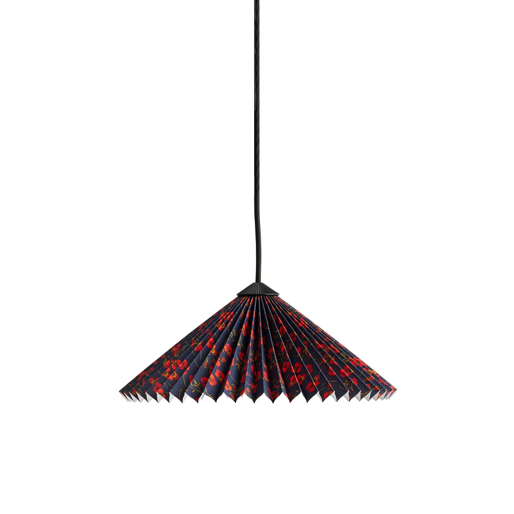 Hay X Liberty Matin Pendant Light Small 30cm Shade Ros Red Designer Pendant Lighting