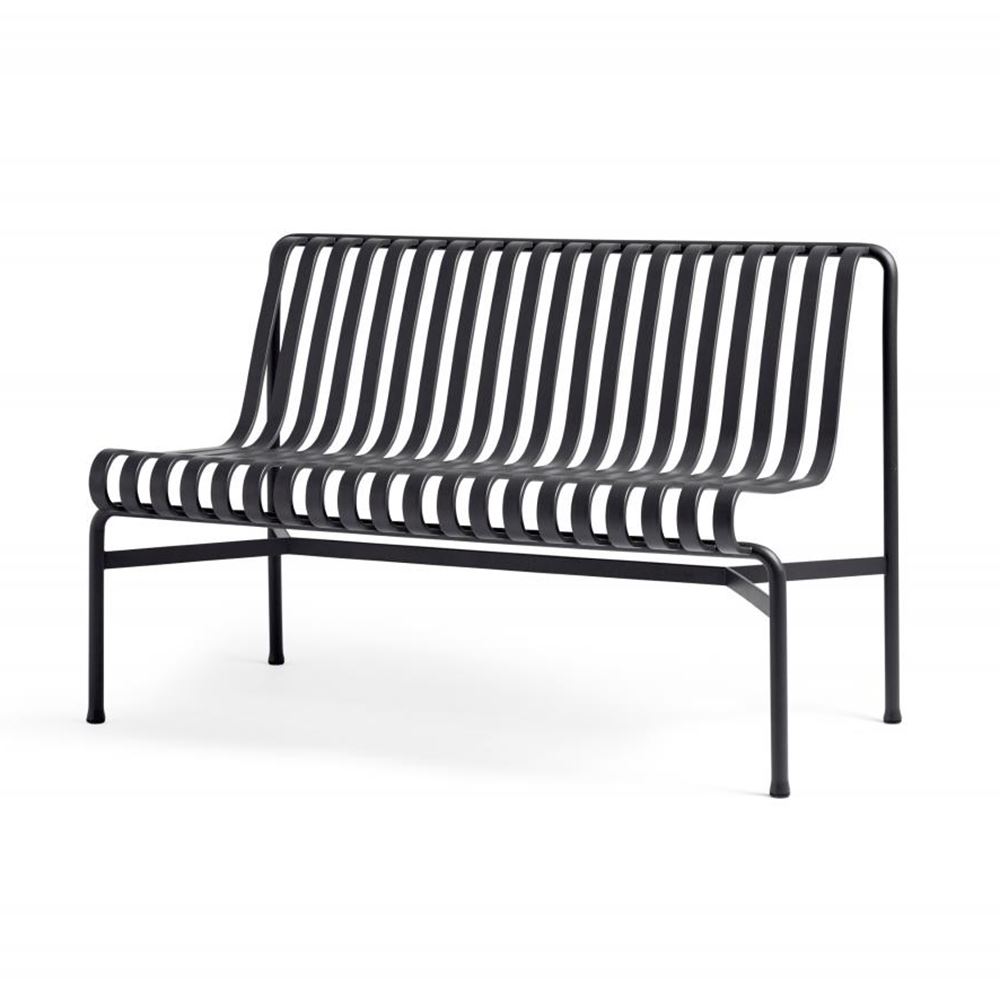 Palissade Dining Bench Without Arms Anthracite No Cushion