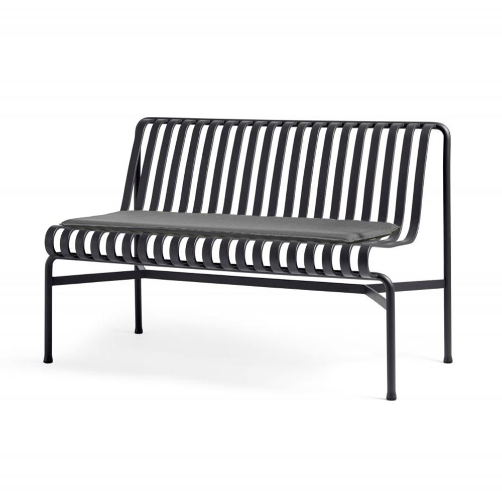 Palissade Dining Bench Without Arms Anthracite Anthracite Seat Cushion
