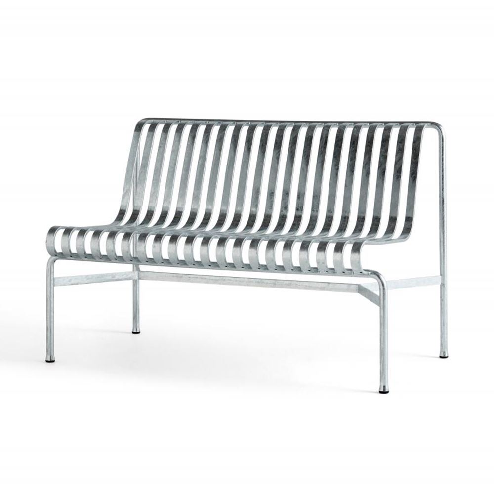 Palissade Dining Bench Without Arms Hot Galvanised No Cushion