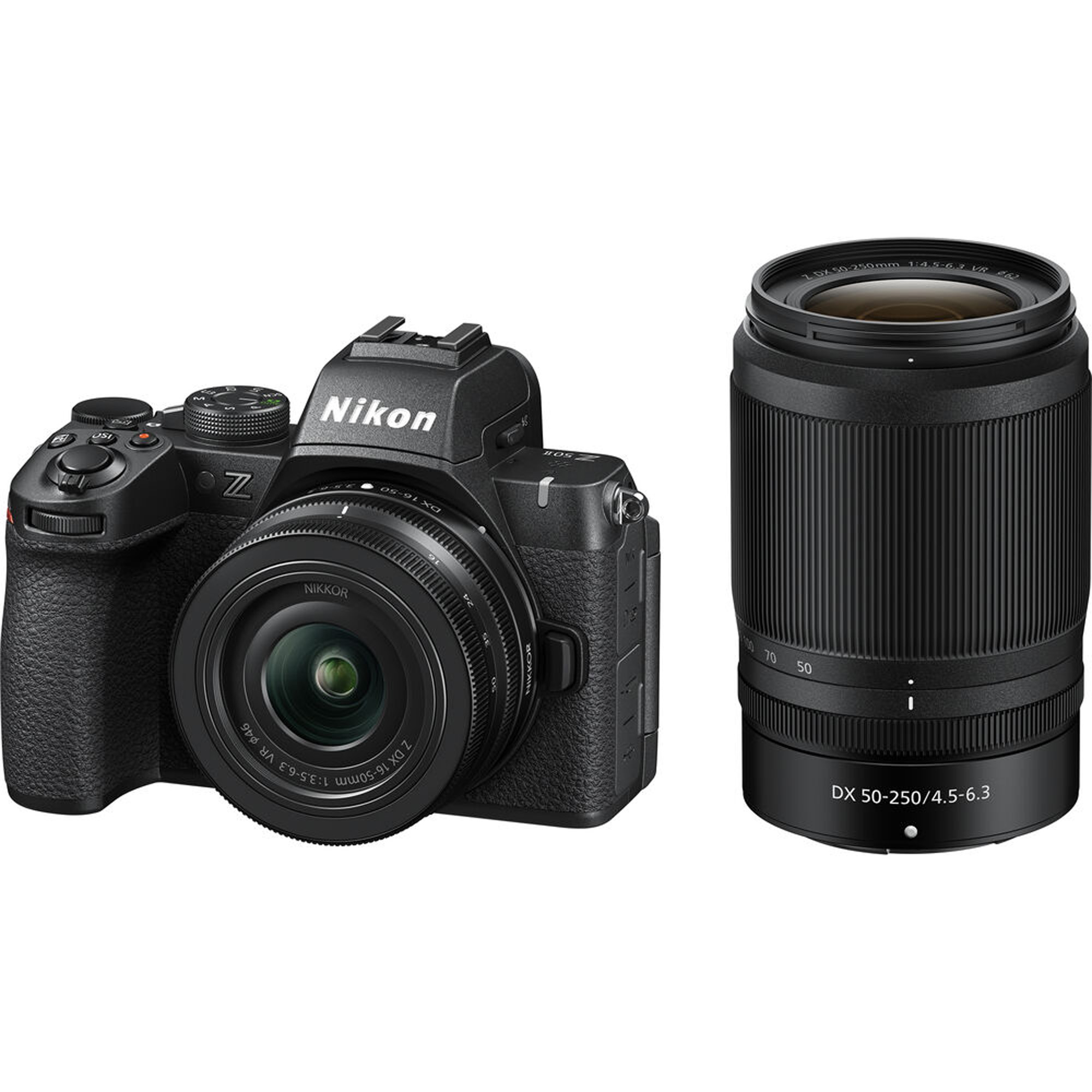 Nikon Z50 II Mirrorless Camera with Z DX 16-50mm and Z DX 50-250mm Lenses