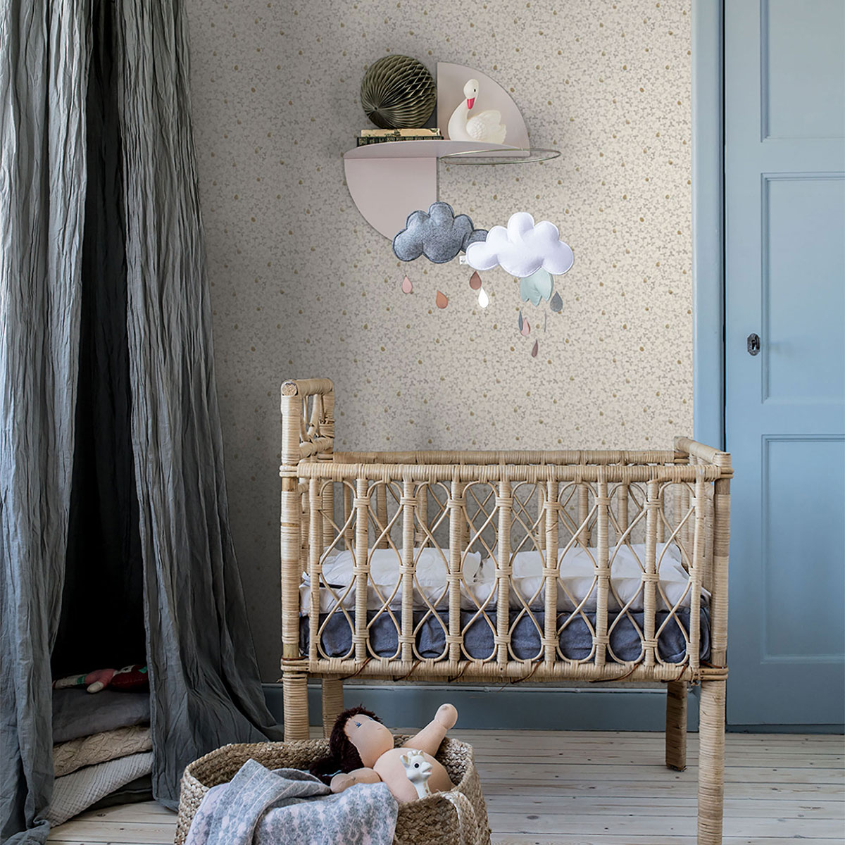 Galerie Apelviken 2 Beige Floral Woodland Smooth Wallpaper
