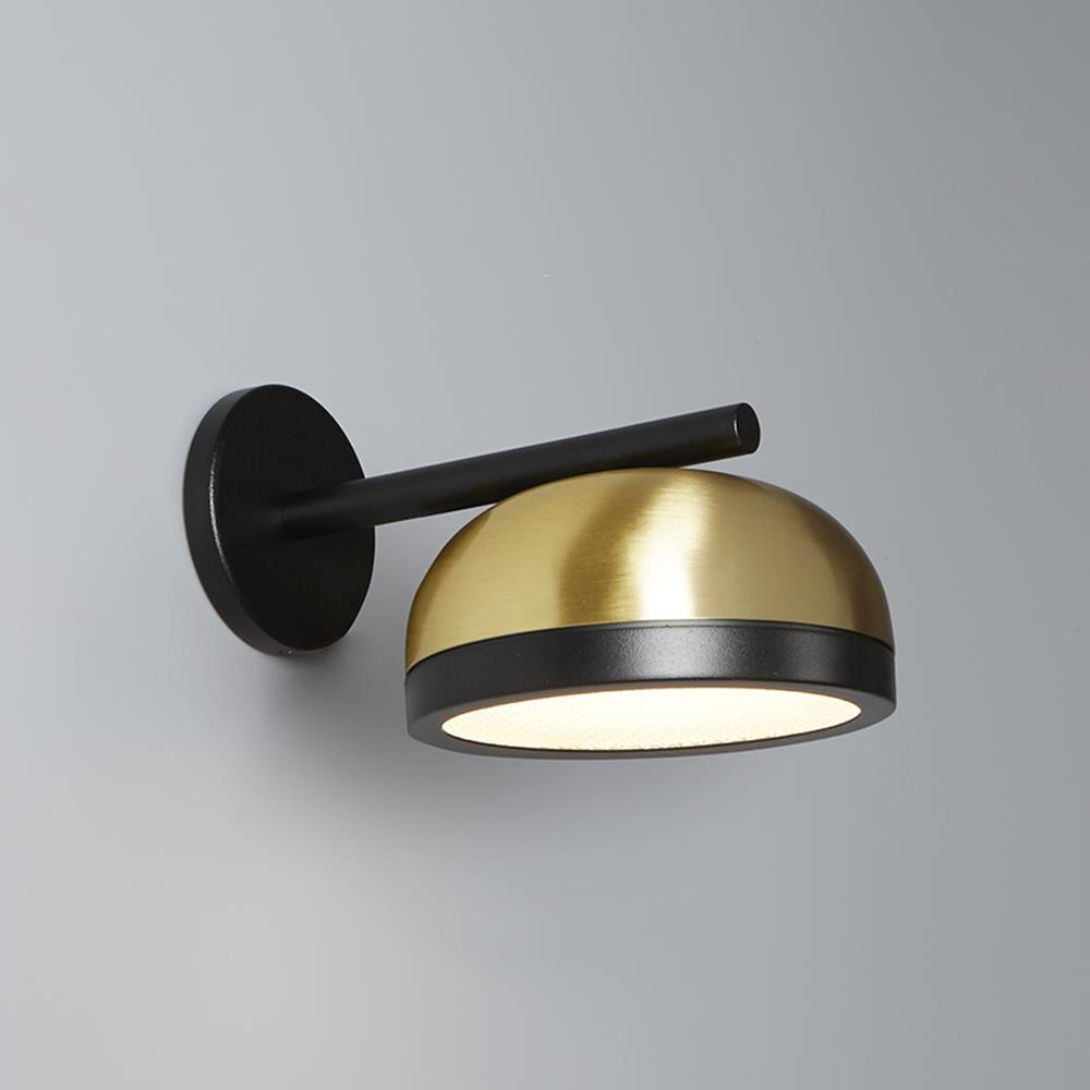 Molly Wall Lamp Pewter Dome Sand Black