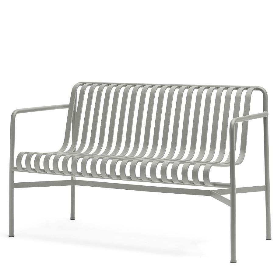 Palissade Dining Bench Sky Grey No Cushion