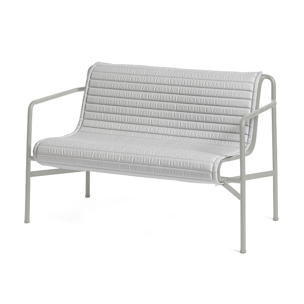 Palissade Dining Bench Sky Grey Sky Grey Quilted Cushion